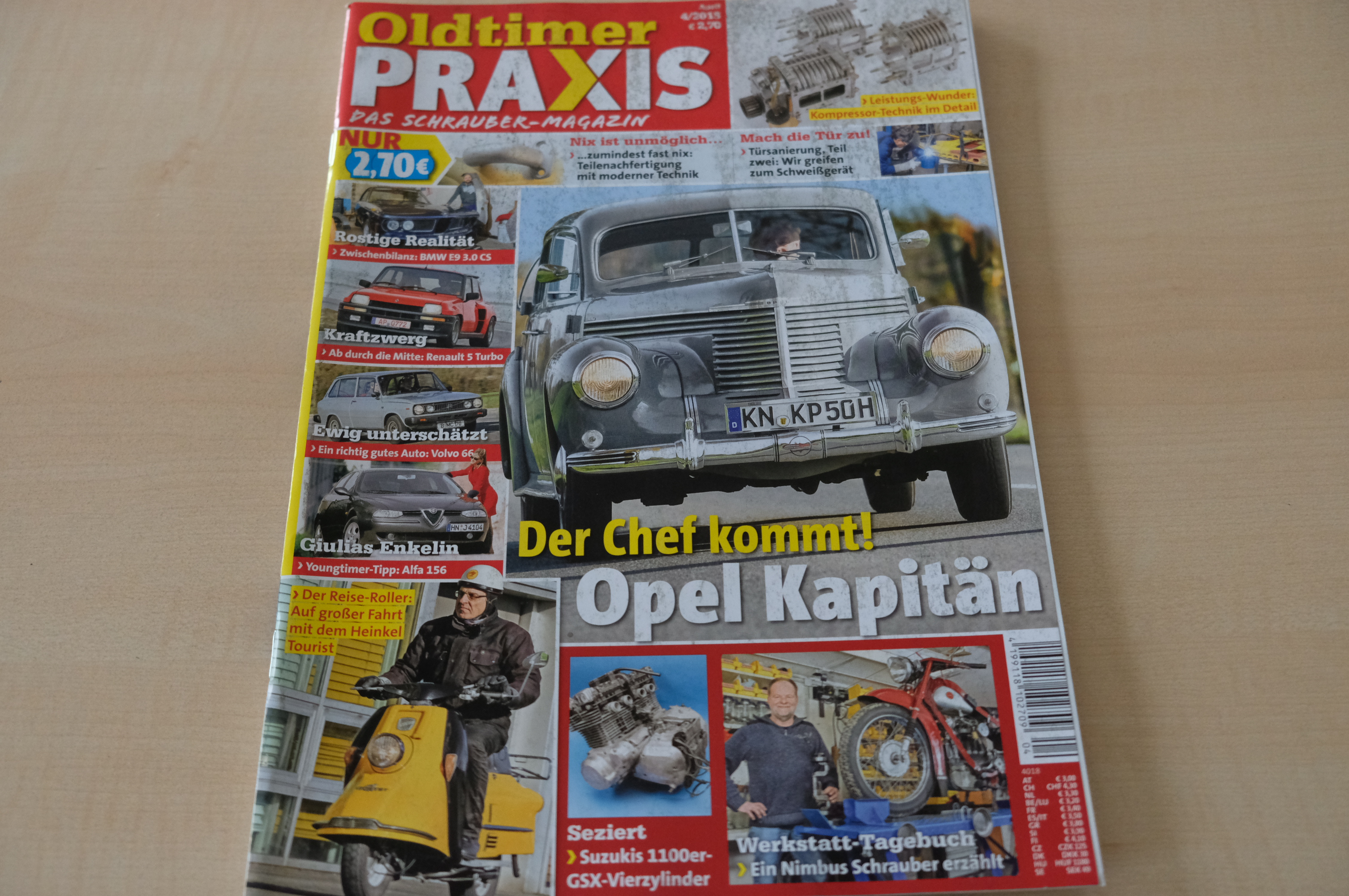 Deckblatt Oldtimer Praxis (04/2018)